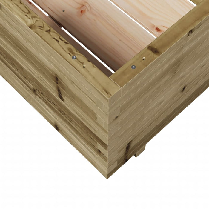 Garden Planter 70x70x49.5 cm Impregnated Wood Pine