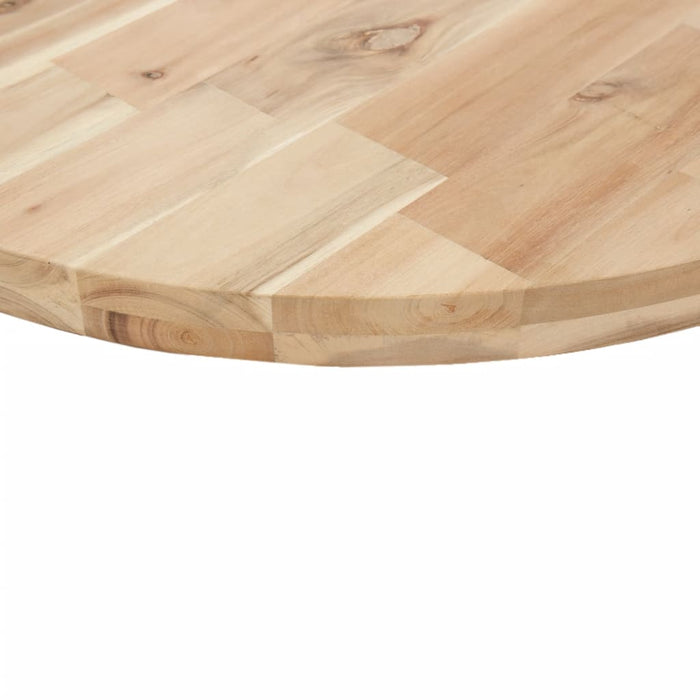 Table Top Round Ø70x4 cm Solid Wood Acacia