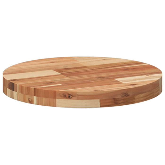 Table Top Round Ø40x4 cm Solid Wood Acacia