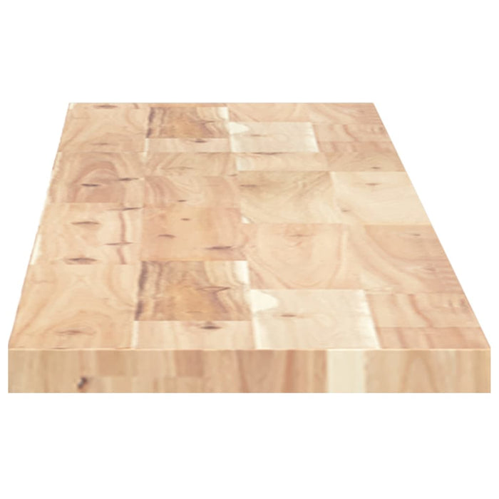 Table Top 160x20x2 cm Rectangular Solid Wood Acacia