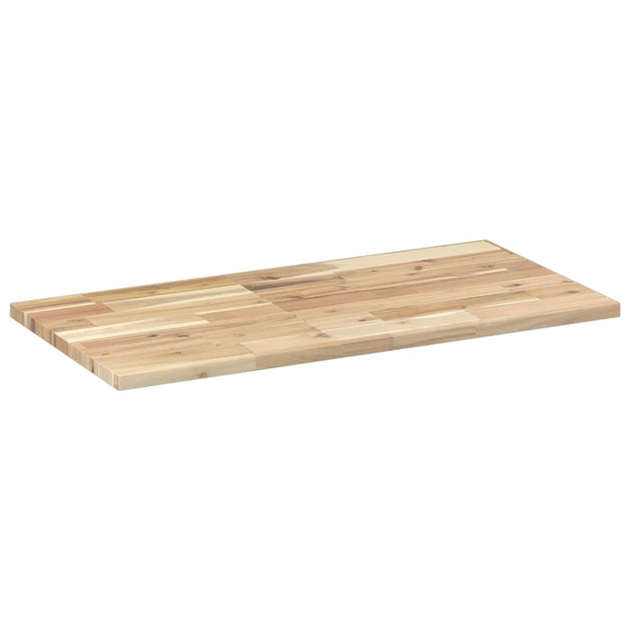 Table Top 100x40x2 cm Rectangular Solid Wood Acacia