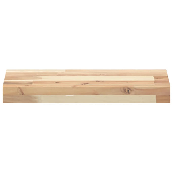 Table Top 40x20x4 cm Rectangular Solid Wood Acacia