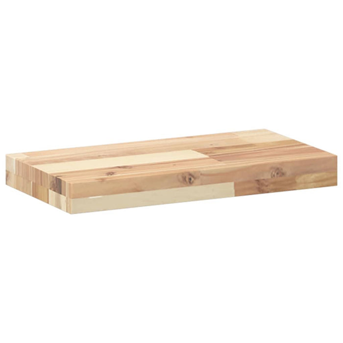 Table Top 40x20x4 cm Rectangular Solid Wood Acacia