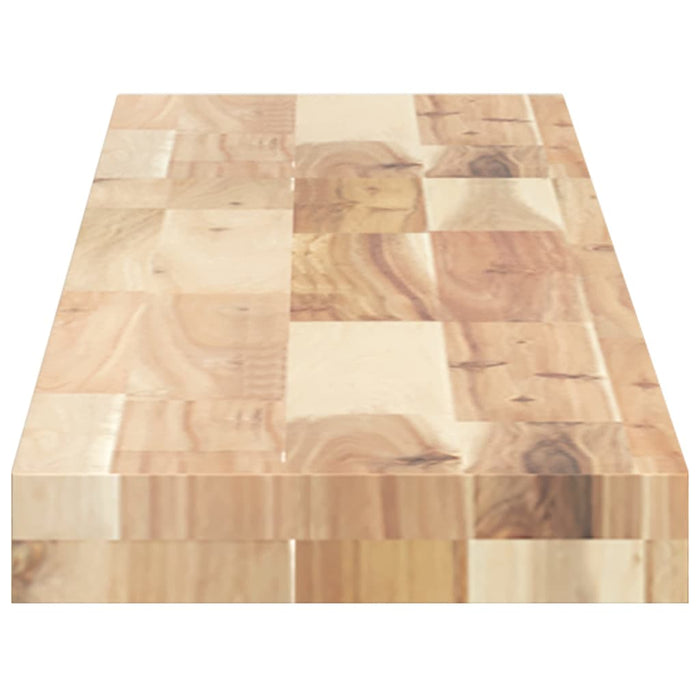 Table Top 120x20x4 cm Rectangular Solid Wood Acacia