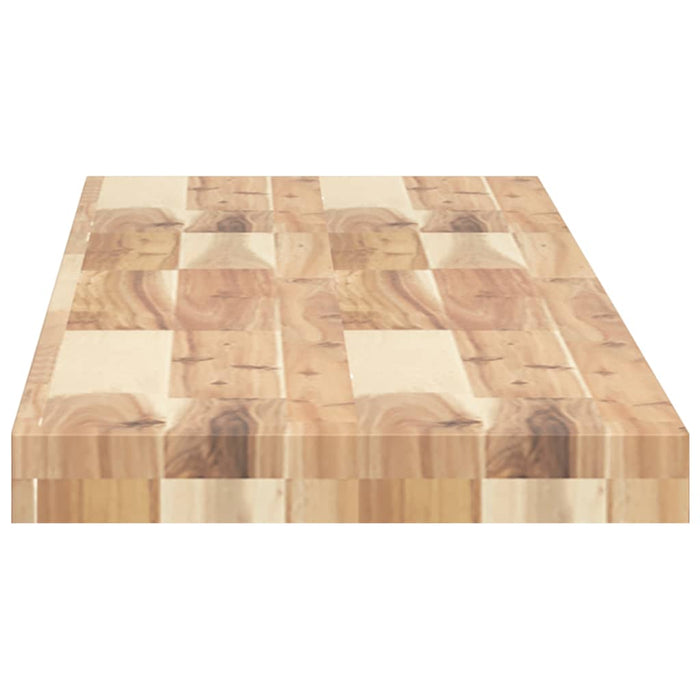 Table Top 160x30x4 cm Rectangular Solid Wood Acacia