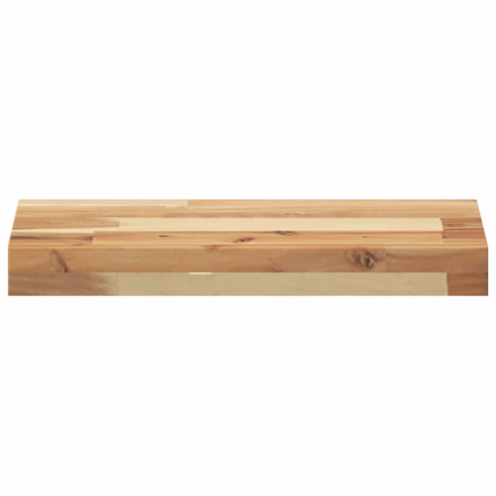 Table Top 40x20x4 cm Rectangular Solid Wood Acacia