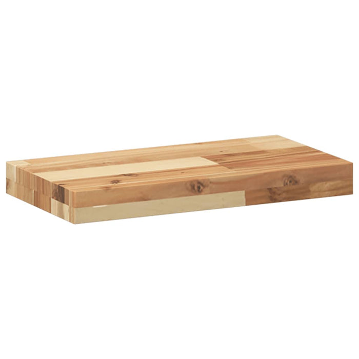 Table Top 40x20x4 cm Rectangular Solid Wood Acacia