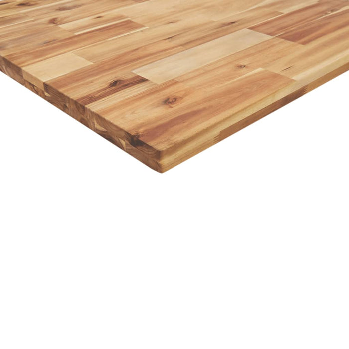 Table Top 40x20x4 cm Rectangular Solid Wood Acacia