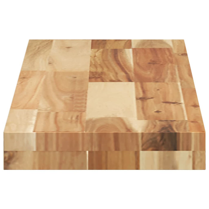 Table Top 80x20x4 cm Rectangular Solid Wood Acacia