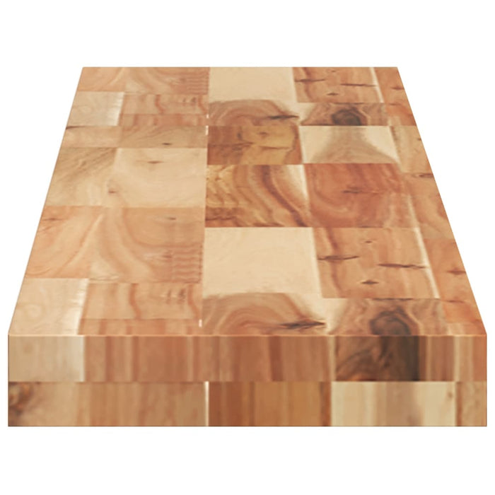 Table Top 120x20x4 cm Rectangular Solid Wood Acacia