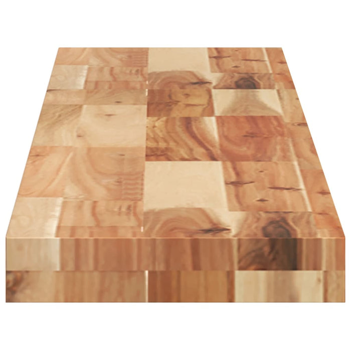 Table Top 160x20x4 cm Rectangular Solid Wood Acacia