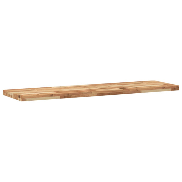 Table Top 160x40x4 cm Rectangular Solid Wood Acacia