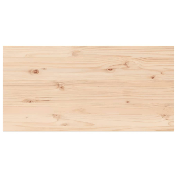 Table Tops 4 pcs 100x50x1.7 cm Rectangular Solid Wood Pine