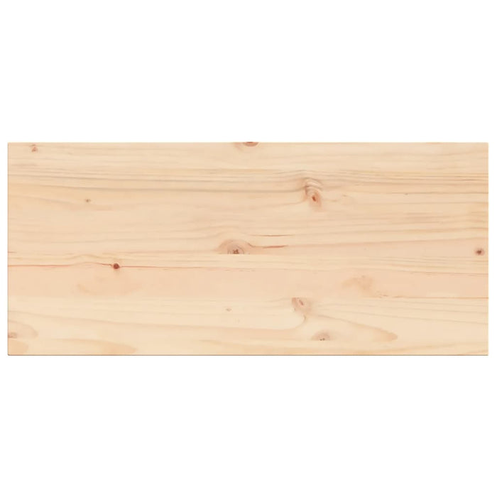 Table Top 90x40x2.5 cm Rectangular Solid Wood Pine