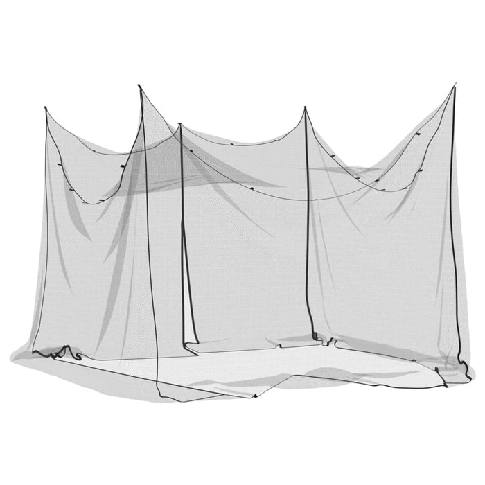 Mosquito Net for Indoor Outdoor 156 Mesh Black 300x300x200 cm