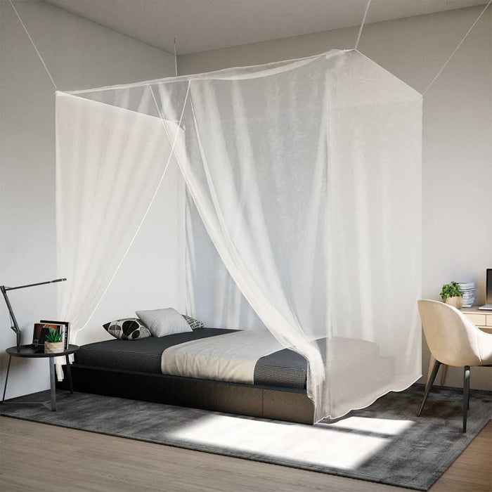 Hanging Mosquito Net 156 Mesh White 220x100x150 cm