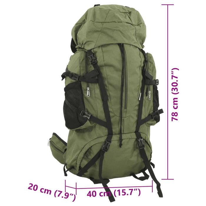 Туристическа раница Army Green 80 L Оксфорд плат