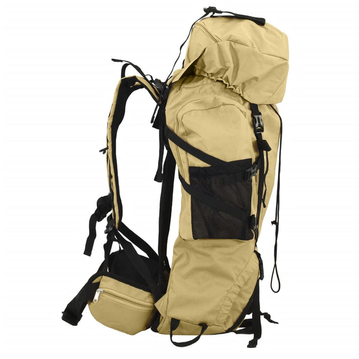 Hiking Backpack Khaki 80 L Oxford Fabric