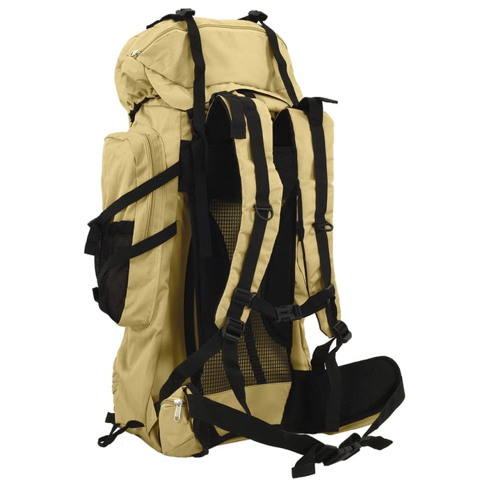 Hiking Backpack Khaki 80 L Oxford Fabric