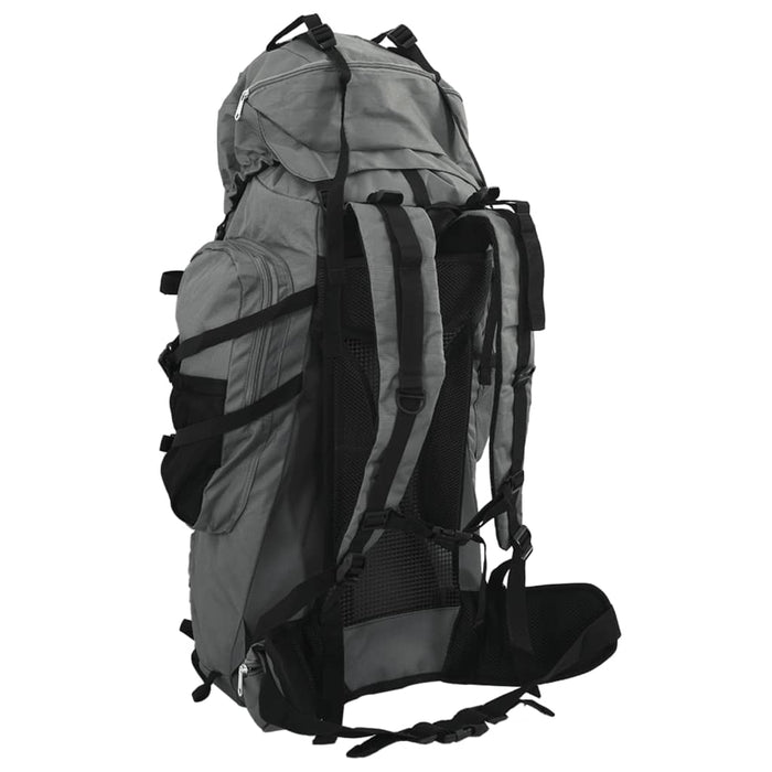 Hiking Backpack Grey 100 L Oxford Fabric