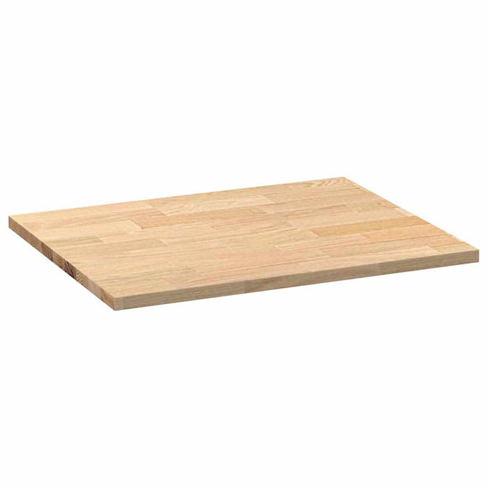 Kitchen Worktop 80x63.5x2.7 cm Solid Wood Oak Rectangular