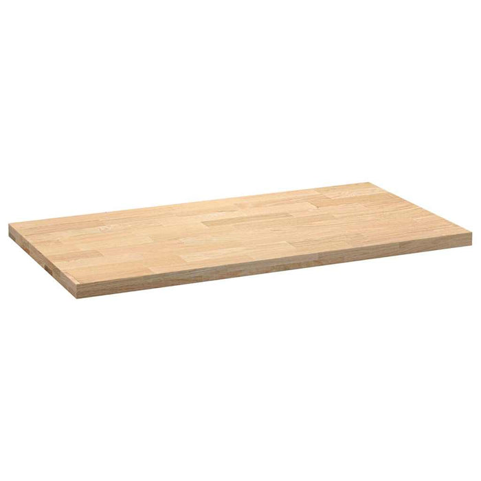 Kitchen Worktop 120x63.5x4 cm Solid Wood Oak Rectangular