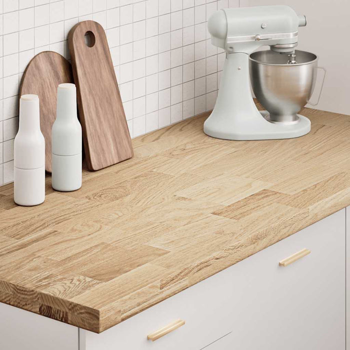 Kitchen Worktop 140x63.5x4 cm Solid Wood Oak Rectangular