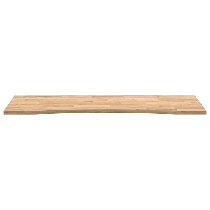 Desk Top Untreated 140x50x2.5 cm Solid Wood Oak Rectangular