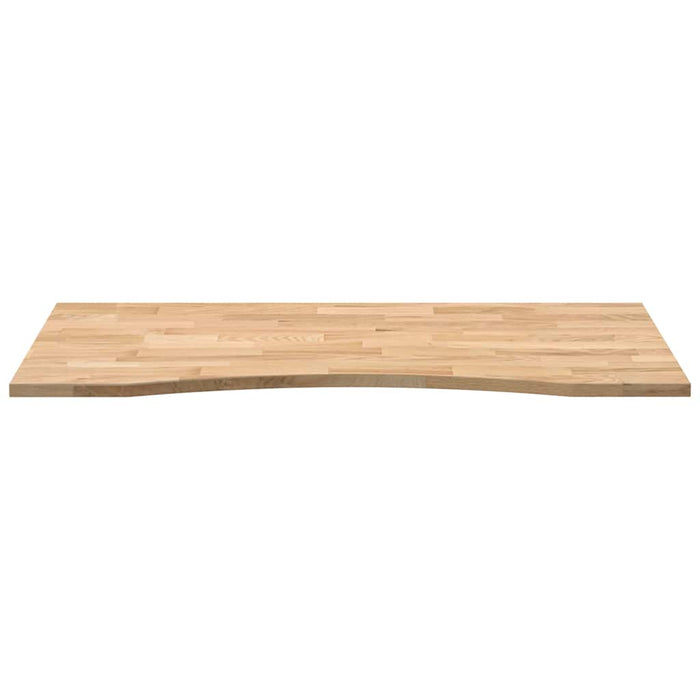 Desk Top Untreated 120x60x2.5 cm Solid Wood Oak Rectangular