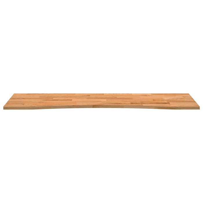 Desk Top Light Brown 160x50x2.5 cm Solid Wood Oak Rectangular