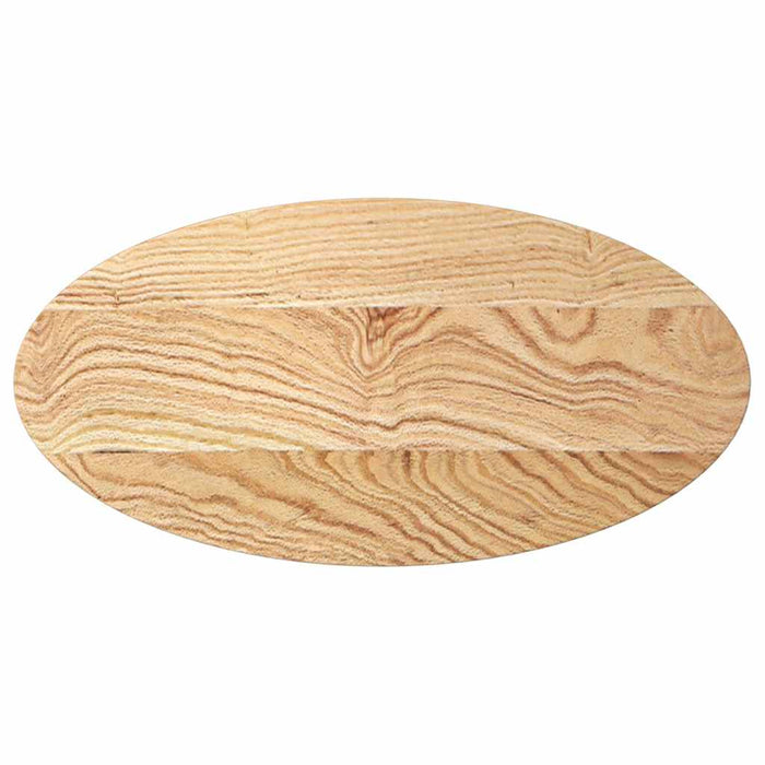 Table Top 80x40x2 cm Solid Wood Oak Oval