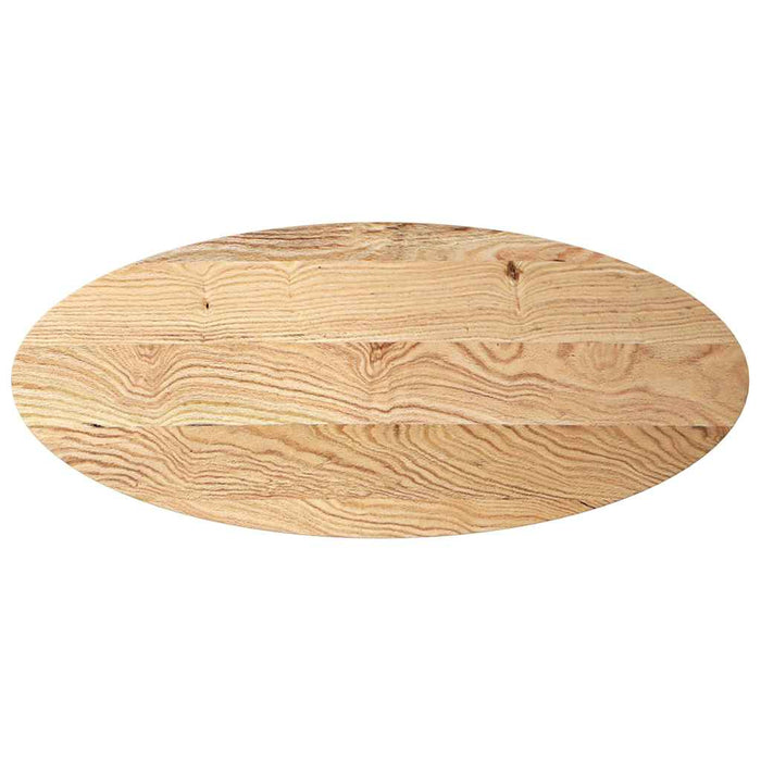 Table Top 140x60x2 cm Solid Wood Oak Oval