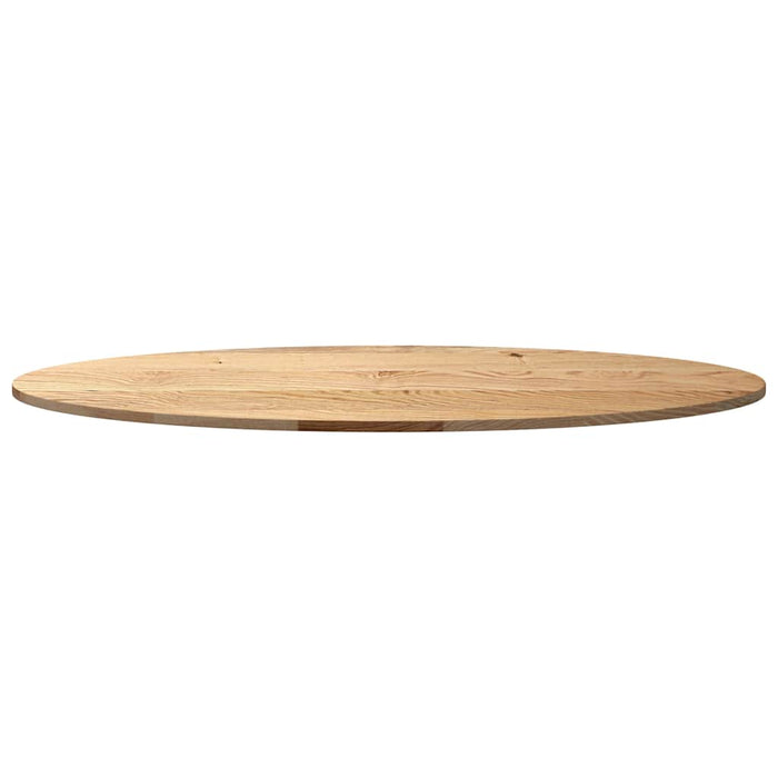 Table Top 140x60x2 cm Solid Wood Oak Oval