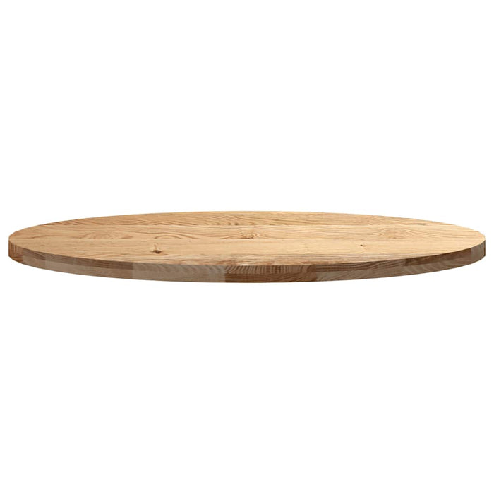 Table Top 120x60x4 cm Solid Wood Oak Oval