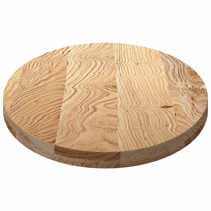 Table Top 120x60x4 cm Solid Wood Oak Oval