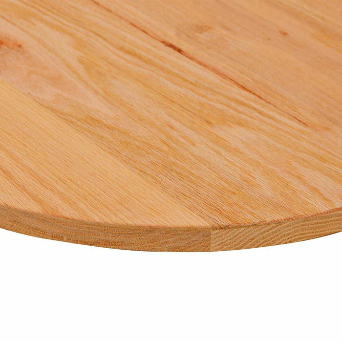 Table Top Light Brown 80x40x2 cm Solid Wood Oak Oval