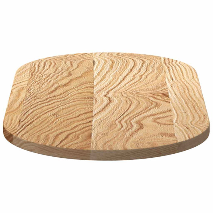 Table Top 80x40x2 cm Solid Wood Oak Oval