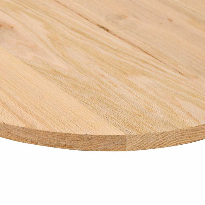 Table Top 80x40x2 cm Solid Wood Oak Oval