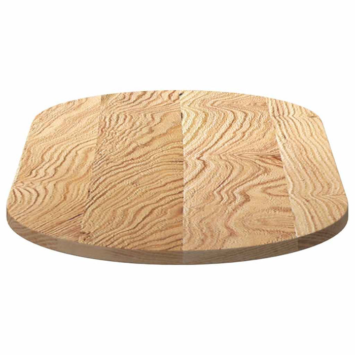 Table Top 100x50x2 cm Solid Wood Oak Oval