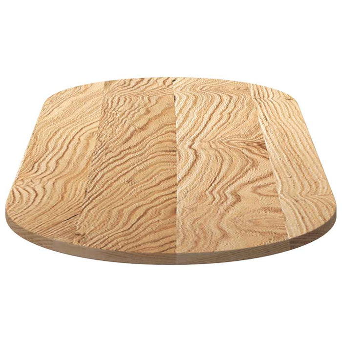 Table Top 140x60x2 cm Solid Wood Oak Oval