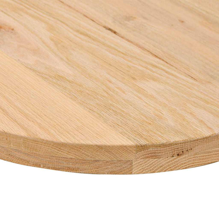 Table Top 100x50x4 cm Solid Wood Oak Oval