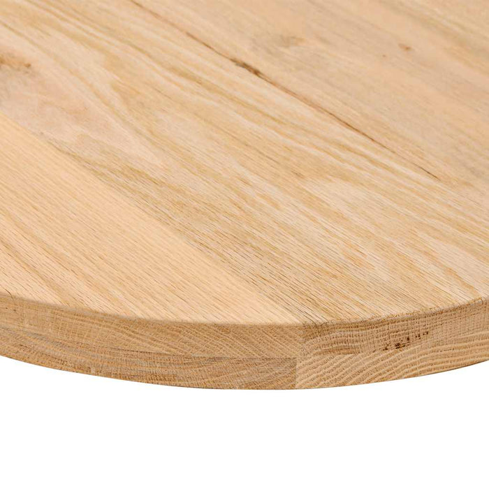 Table Top 140x60x4 cm Solid Wood Oak Oval