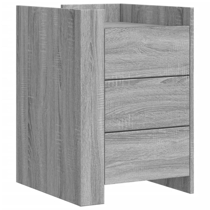 Bedside Cabinet Grey Sonoma 45x50x65 cm Engineered Wood