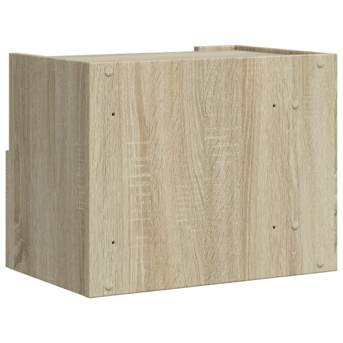 Wall-mounted Bedside Cabinet Sonoma Oak 45x30x35 cm