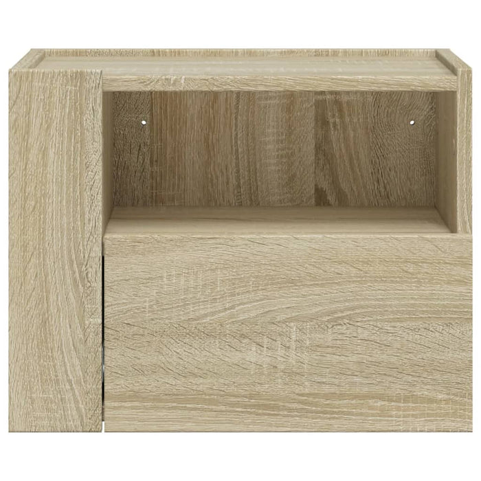 Прикроватные тумбочки настенные 2 шт. Sonoma Oak 45x30x35 см