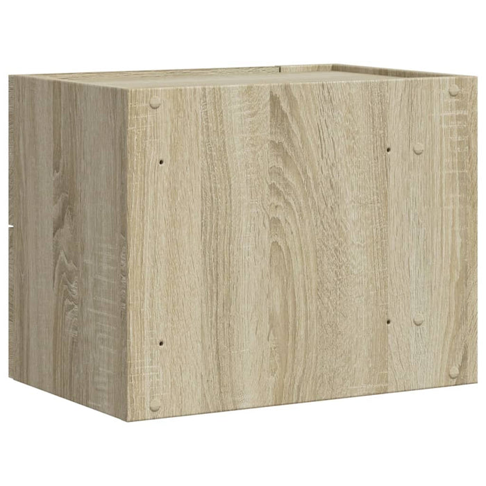 Wall-mounted Bedside Cabinet Sonoma Oak 45x30x35 cm