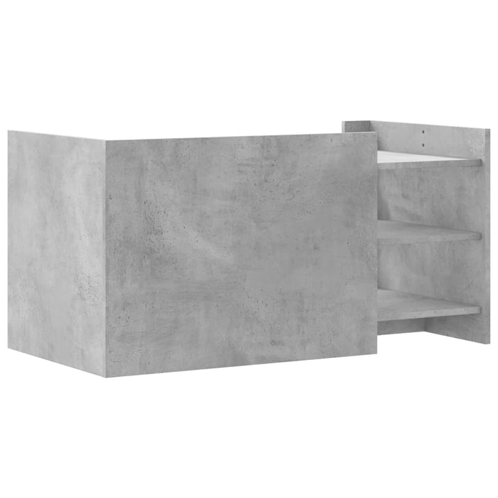 Masuta de cafea Gri Beton 100x50x50 cm Lemn de inginerie