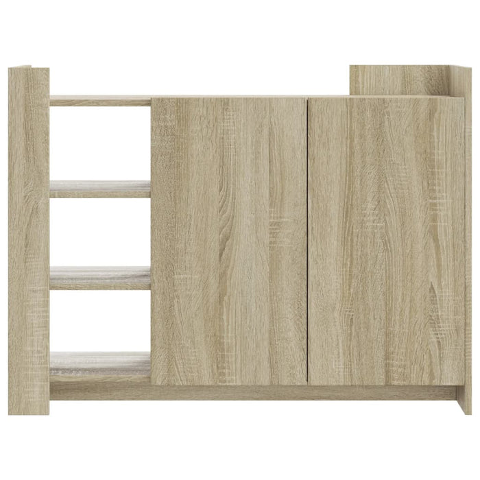 Sideboard Sonoma Oak 100x35x75 cm Engineered Wood