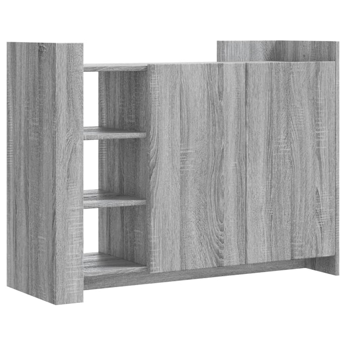 Sideboard Grey Sonoma 100x35x75 cm Engineered Wood