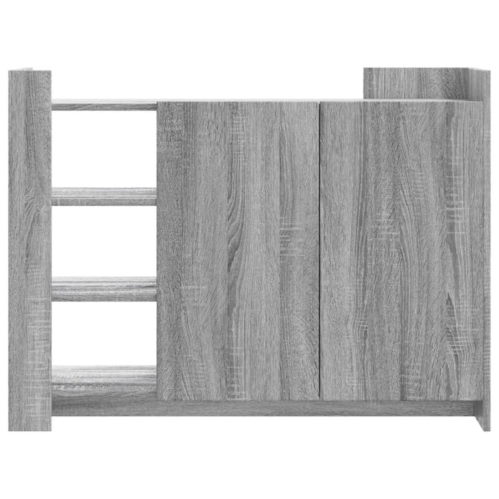 Sideboard Grey Sonoma 100x35x75 cm Engineered Wood